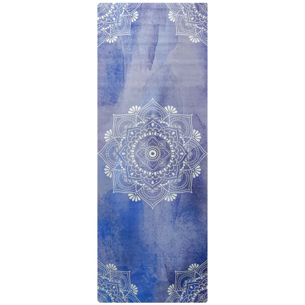 Travel Blue Mandala Yoga Mat