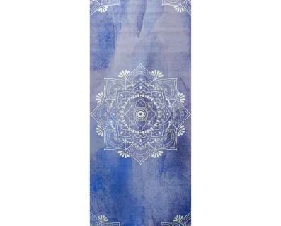 Travel Blue Mandala Yoga Mat