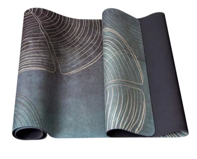 Lake Leaves Yoga Mat