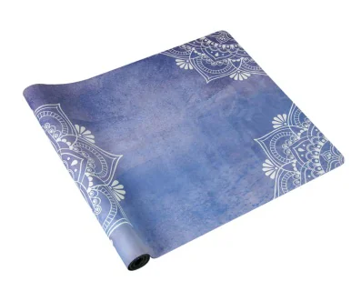 Travel Blue Mandala Yoga Mat