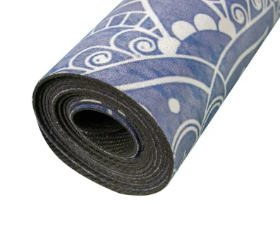 Travel Blue Mandala Yoga Mat